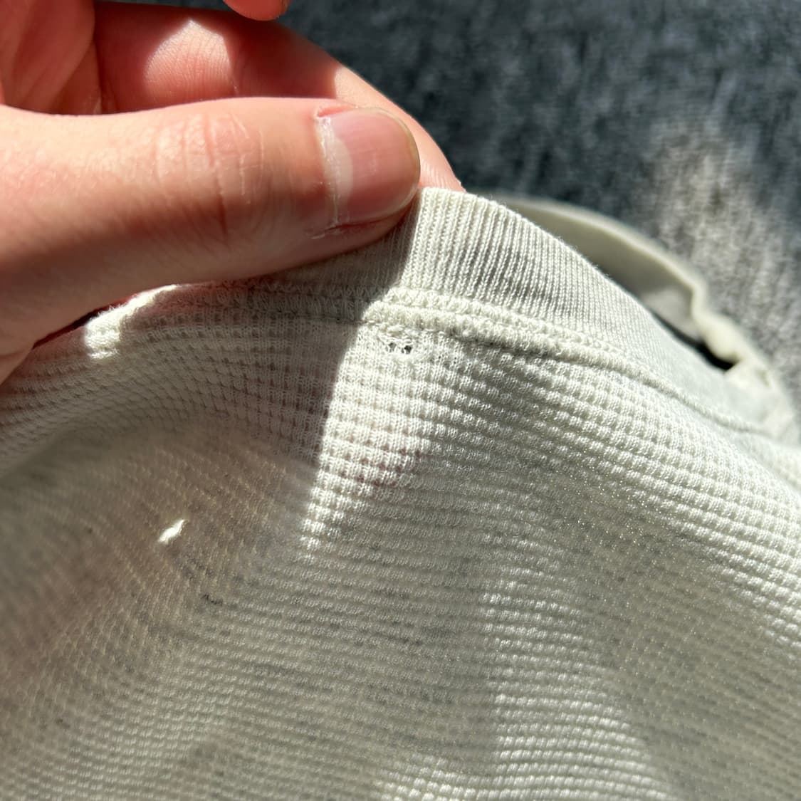 폴로 랄프로렌 멜란지 그레이 와플티셔츠 상품이미지7