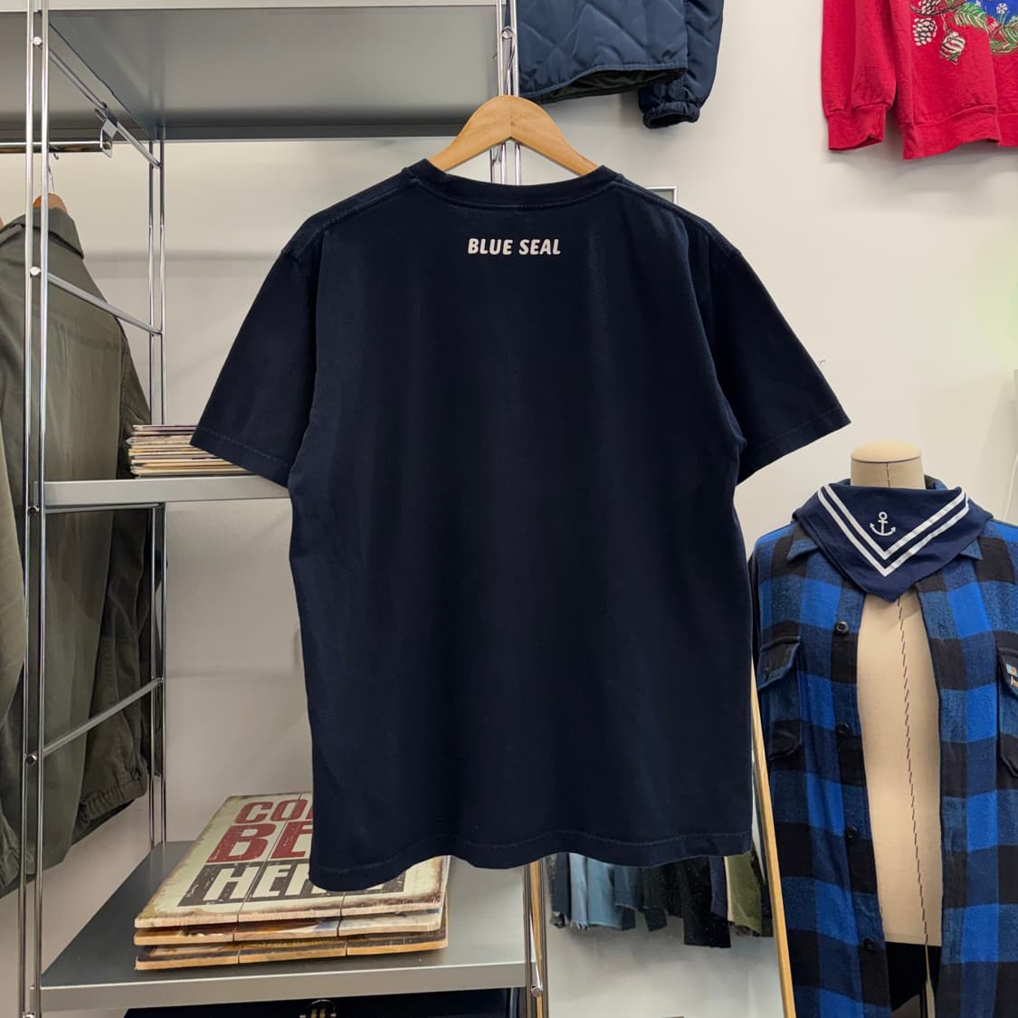 오키나와 아이스크림 가게 BLUE SEAL 빈티지 티셔츠 (L) 상품이미지3