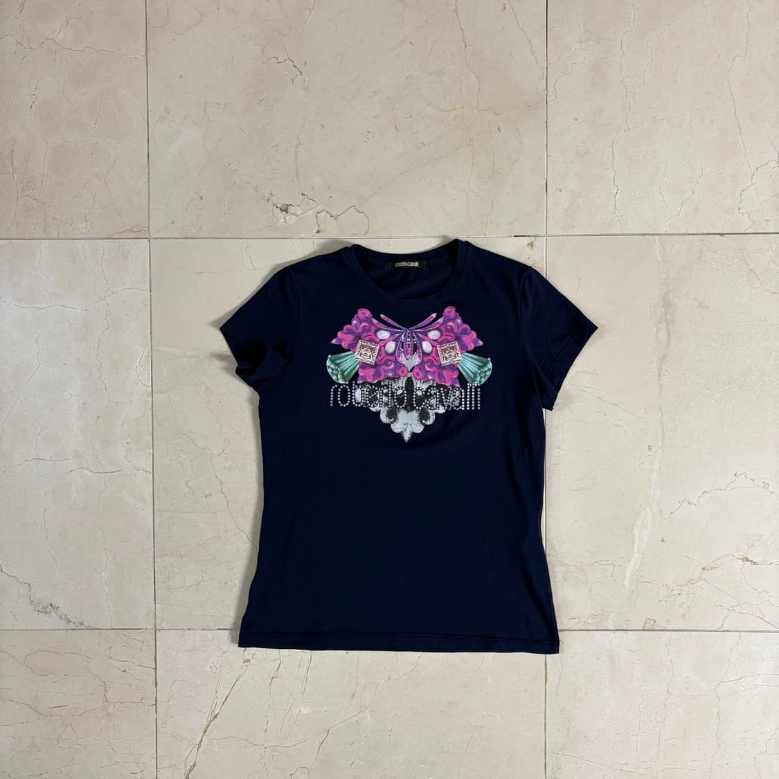Roberto Cavalli Butterfly Graphic Tee  상품이미지3