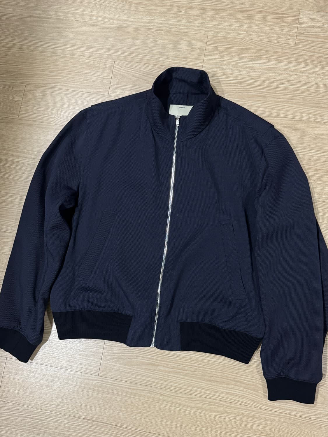 [3] 포터리 26SS 시어서커 블루종 네이비 상품이미지1