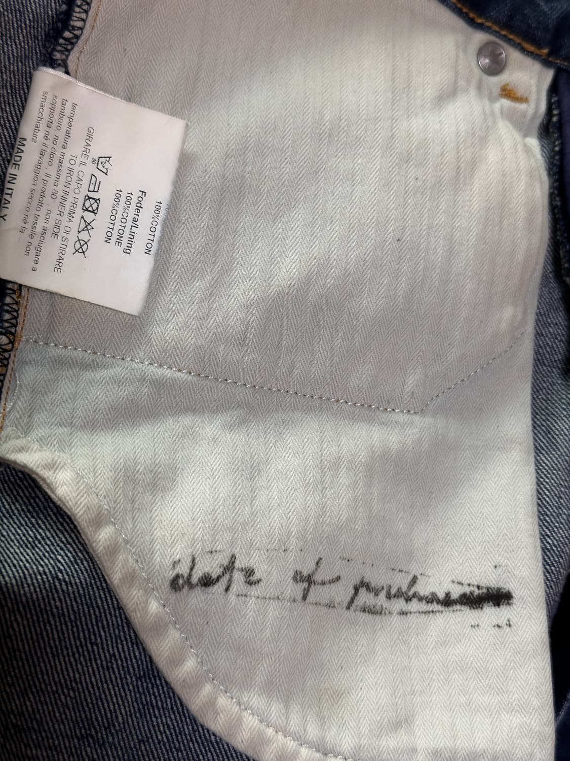 정품/이태리) 골든구스(GGDB) 'HAPPY' 빈티지 데님  상품이미지4