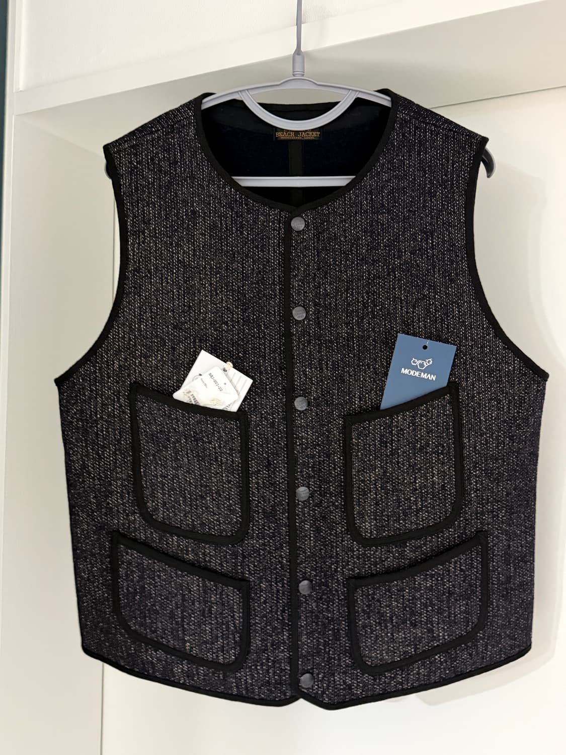 [42] 새제품 브라운스비치 베스트 비치클로스 조끼 상품이미지1