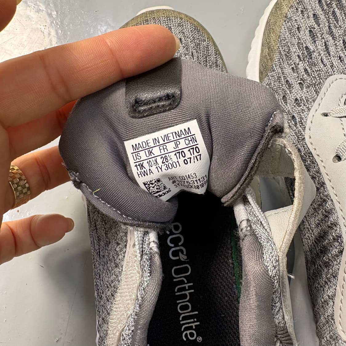 170 아디다스 키즈 알파바운스 운동화 0406J 상품이미지7