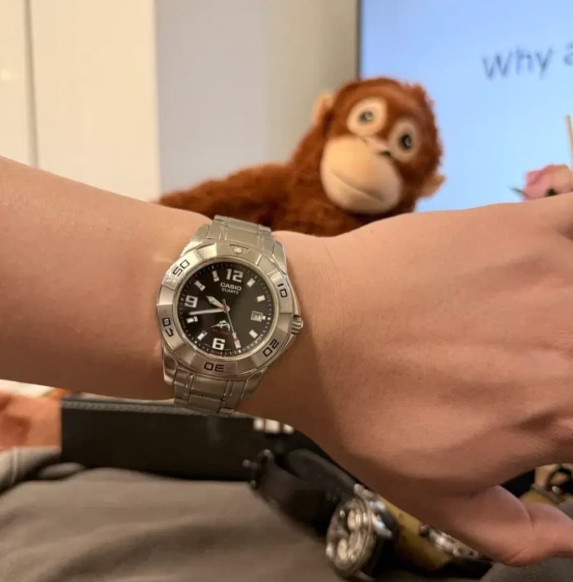 [RARE] 카시오 은세치 소드핸즈 네오 빈티지 시계 상품이미지1