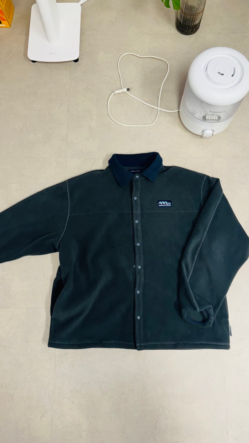 Nautica 플리스 셔츠 XL 차콜 노티카 상품이미지1