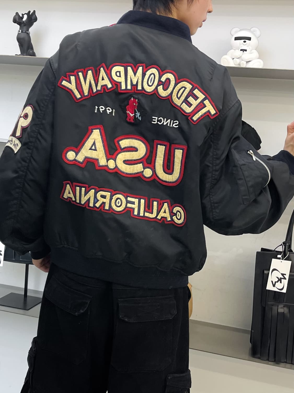 테드컴퍼니 U.S.A.F 데빌 보이 ma-1 자켓 상품이미지4