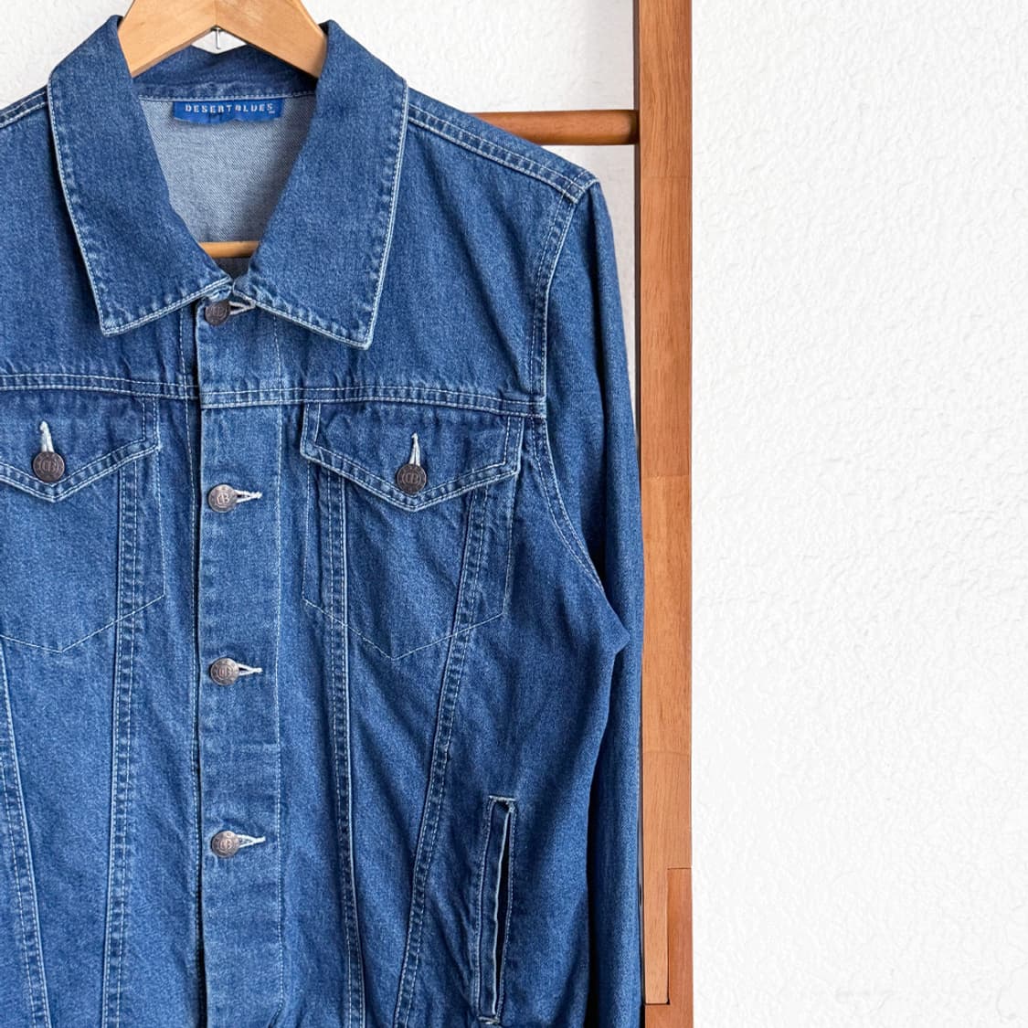 리본 자수 데님 자켓 상품이미지3