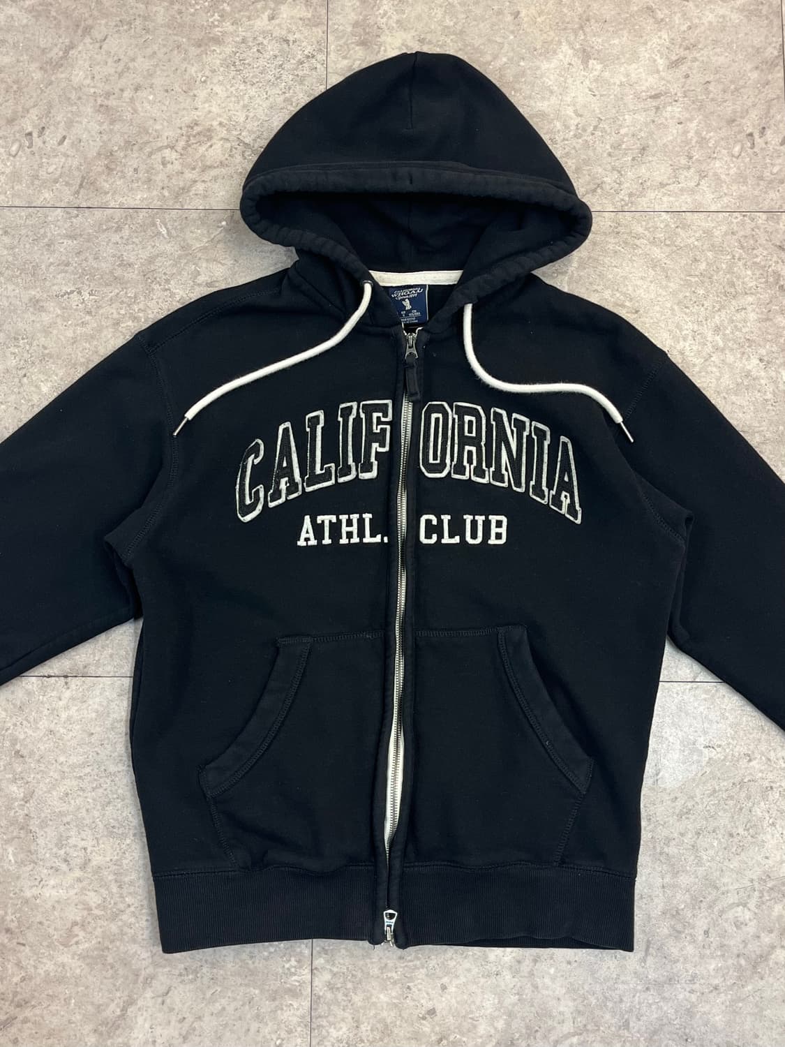 후아유 투웨이 기모 후드집업 블랙 S #csz3448 상품이미지5