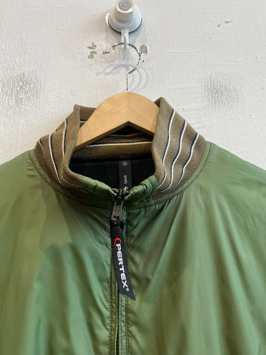 SHIPS 나일론 블루종 자켓 카키 상품이미지2