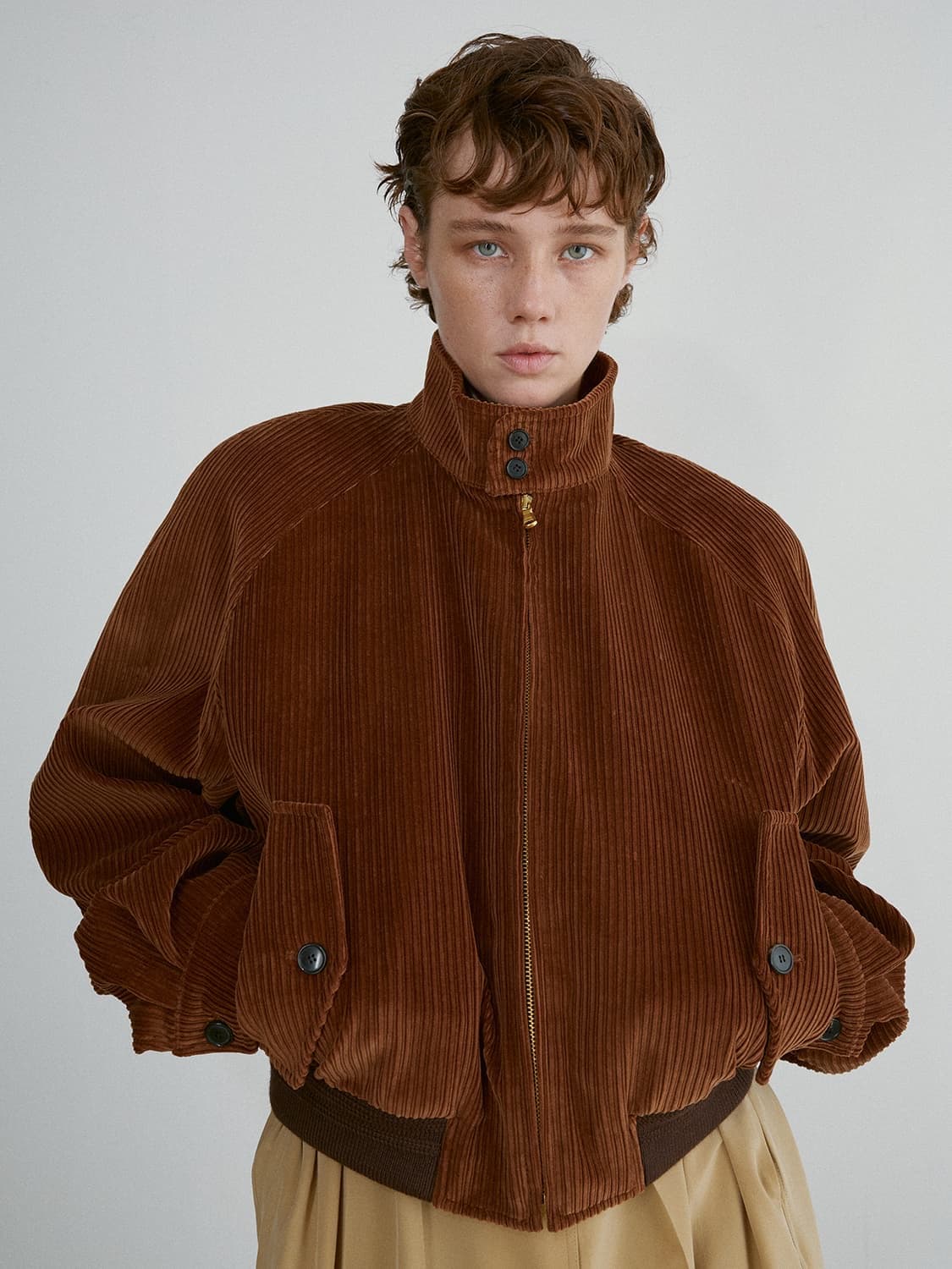 렉토 잭 코듀로이 해링턴 자켓 M 상품이미지1