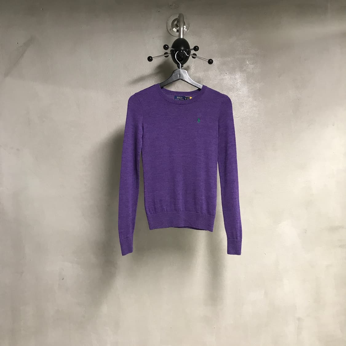 폴로 랄프로렌 QR 니트 퍼플 XS(W) 상품이미지1