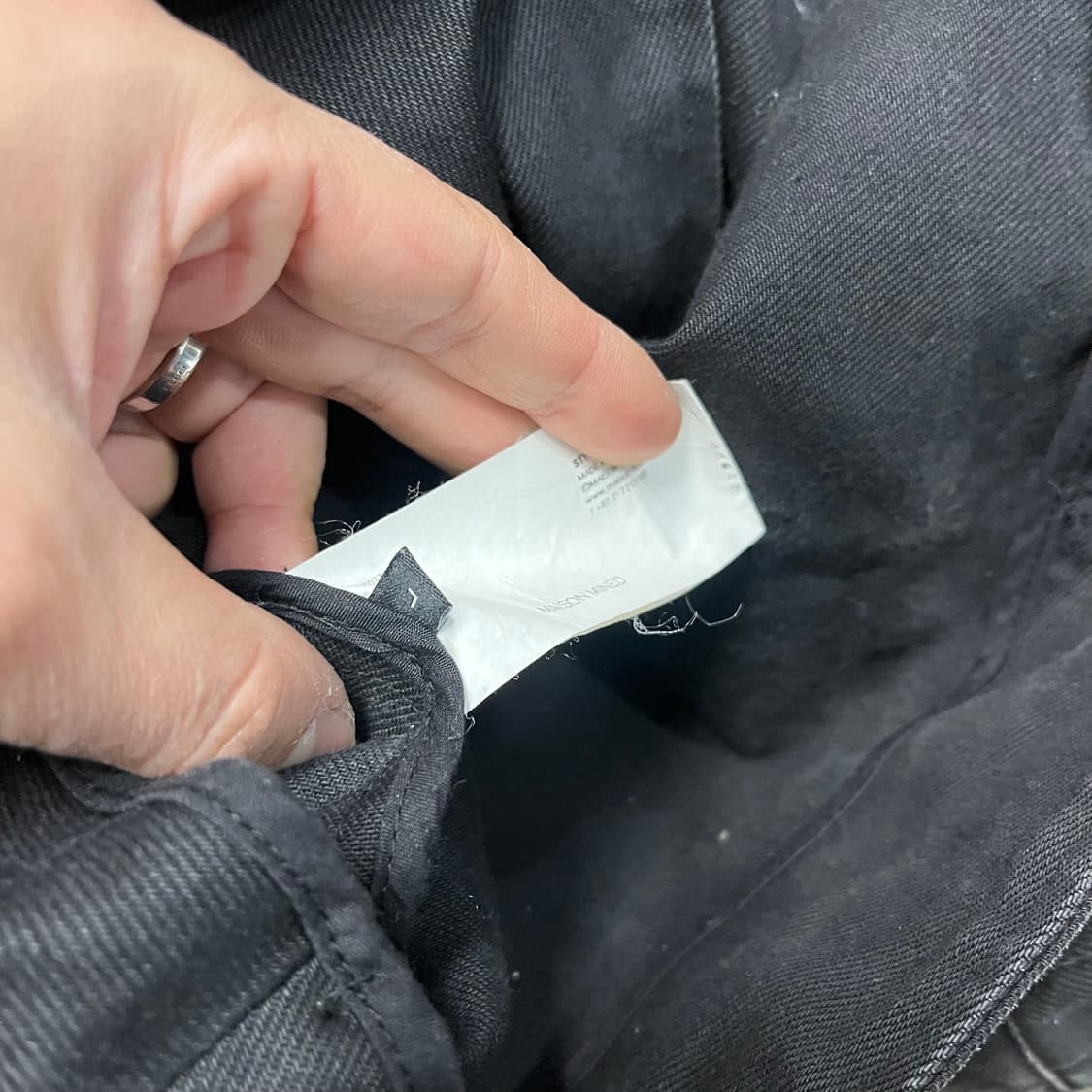 메종미네드 데님 벨티드 자켓 상품이미지4