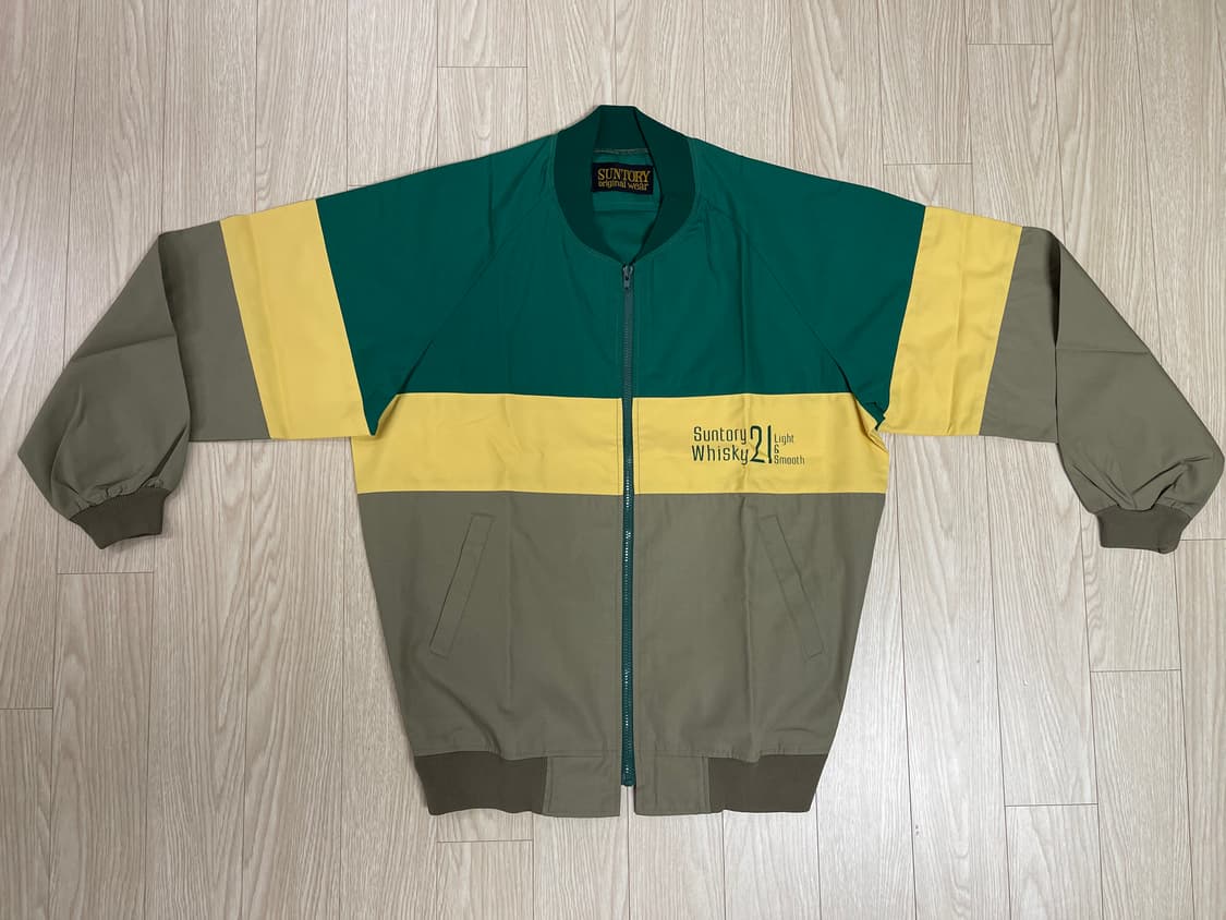 선토리 위스키 블루종 자켓 빈티지 90s 상품이미지1