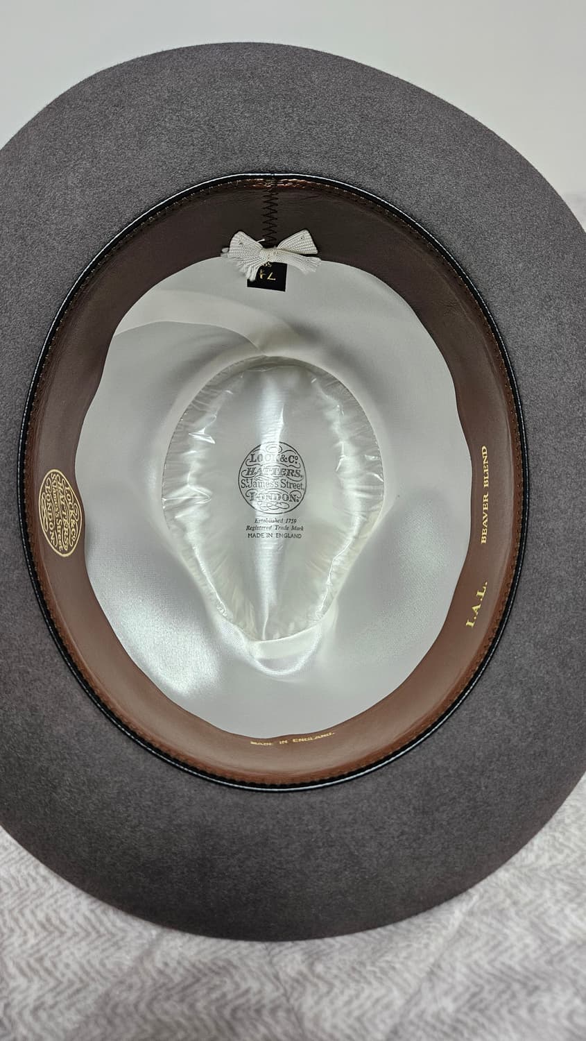 락앤코 Lock & Co. 그레이 페도라 59 Large 상품이미지4