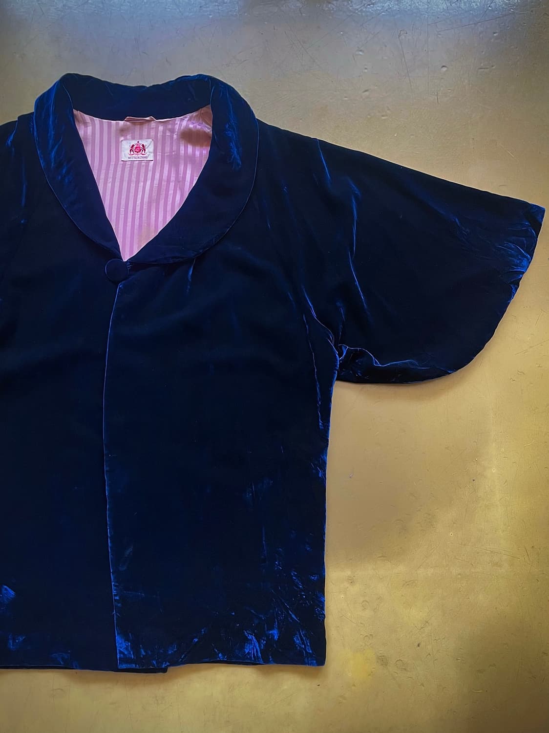 ~1990s MITSUKOSHI Velour Hanten Robe 상품이미지5