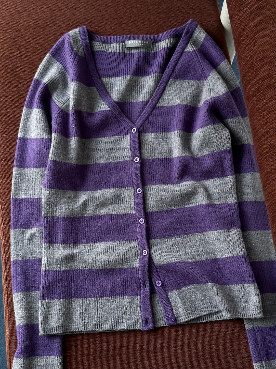 High gauge knit v-neck cardigan 상품이미지2