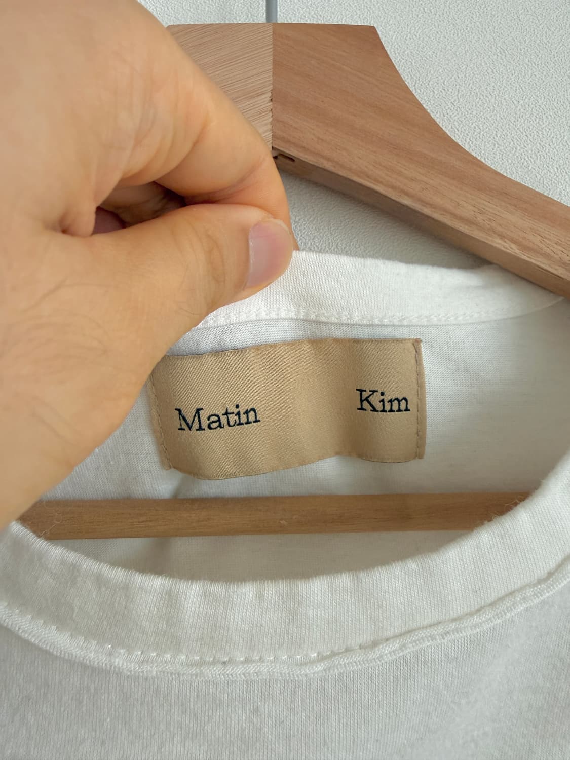 마땡킴(Matin Kim) 크롭 반팔 티셔츠 상품이미지4