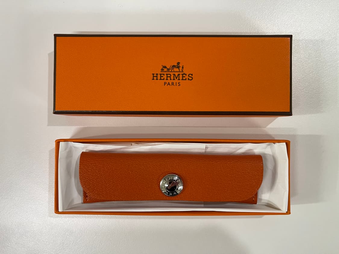 에르메스 코옴 빗 케이스 오렌지 Hermes 상품이미지5