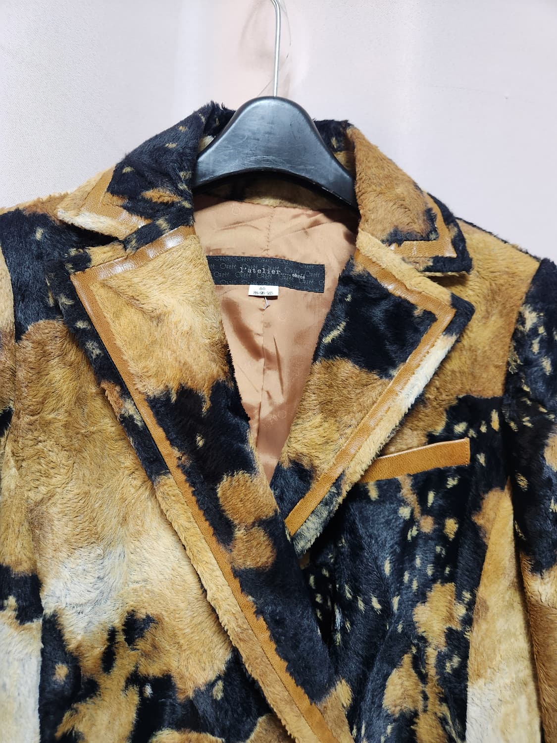 오브제 롱 코트 텍스처 패턴 상품이미지4