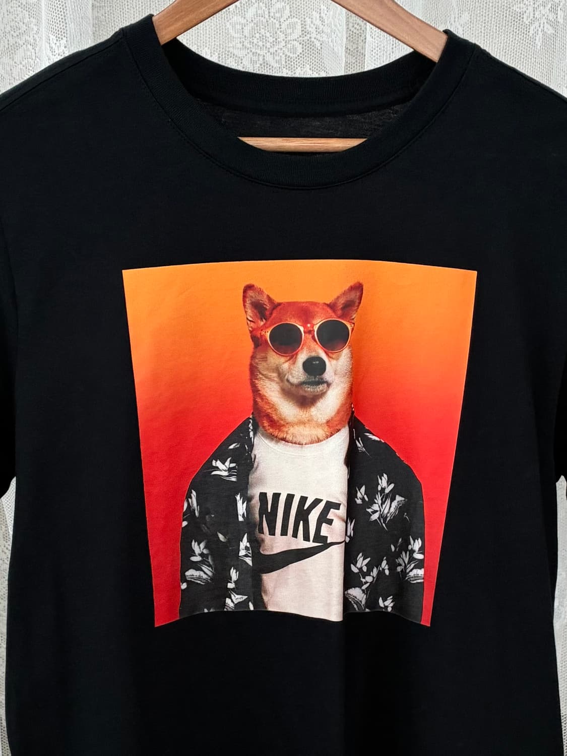 100) 나이키 시바견 반팔 티셔츠 블랙 상품이미지3