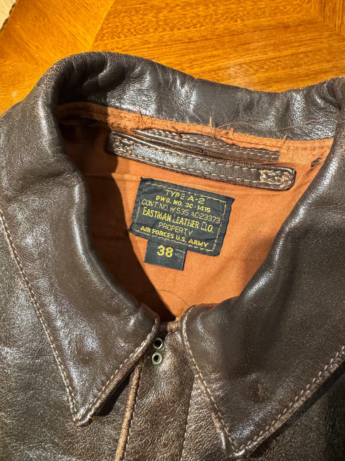 이스트맨 A-2 호스레더 재킷 상품이미지7