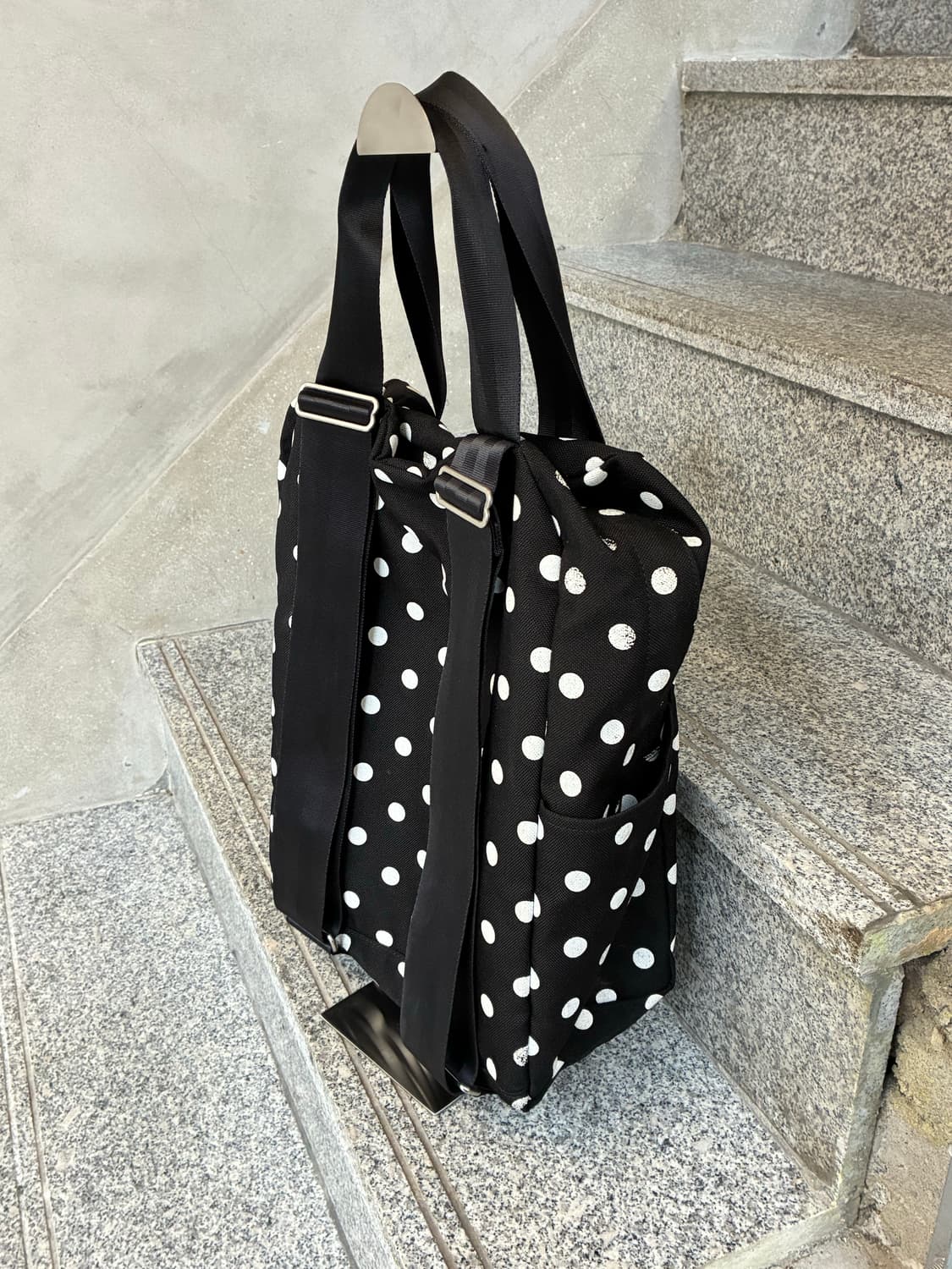 꼼데가르송 블랙 도트 백팩 상품이미지7