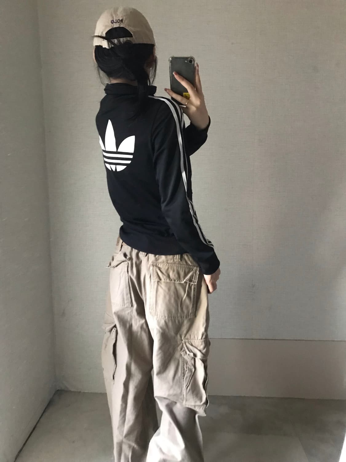 아디다스 블랙 딱붙핏 제니져지 상품이미지3