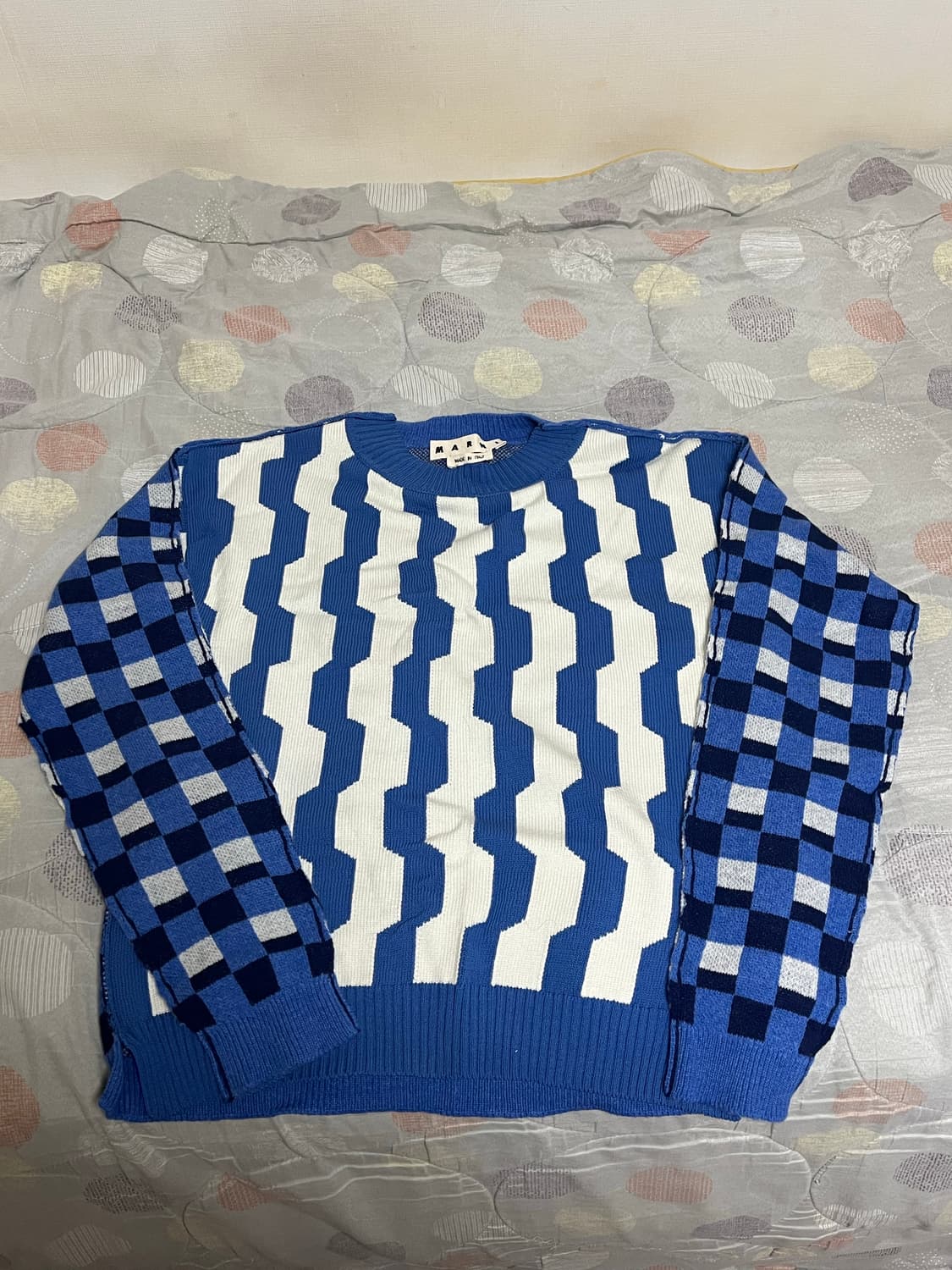22SS 마르니 Marni check knitwear 상품이미지1