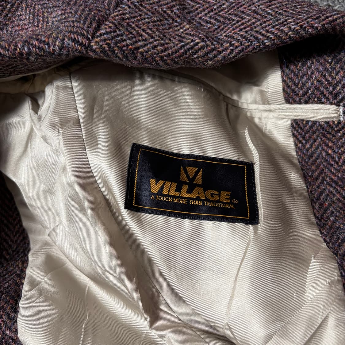 해리스트위드 헤링본 울자켓(Free) 상품이미지6