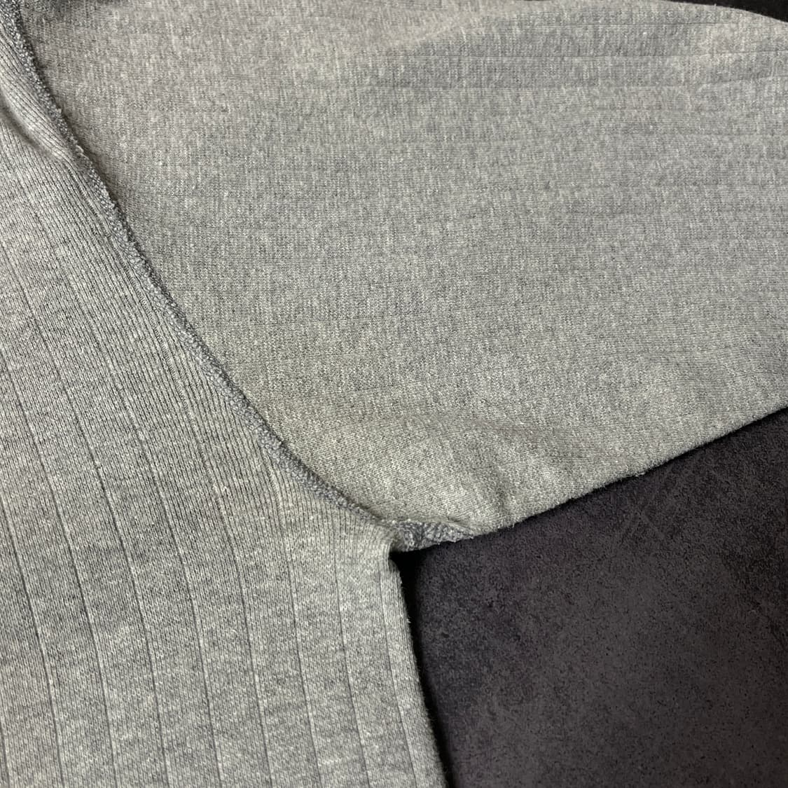 CHAMPION 1990s 챔피온 그레이 골지 긴팔 맨투맨 A00575 상품이미지5