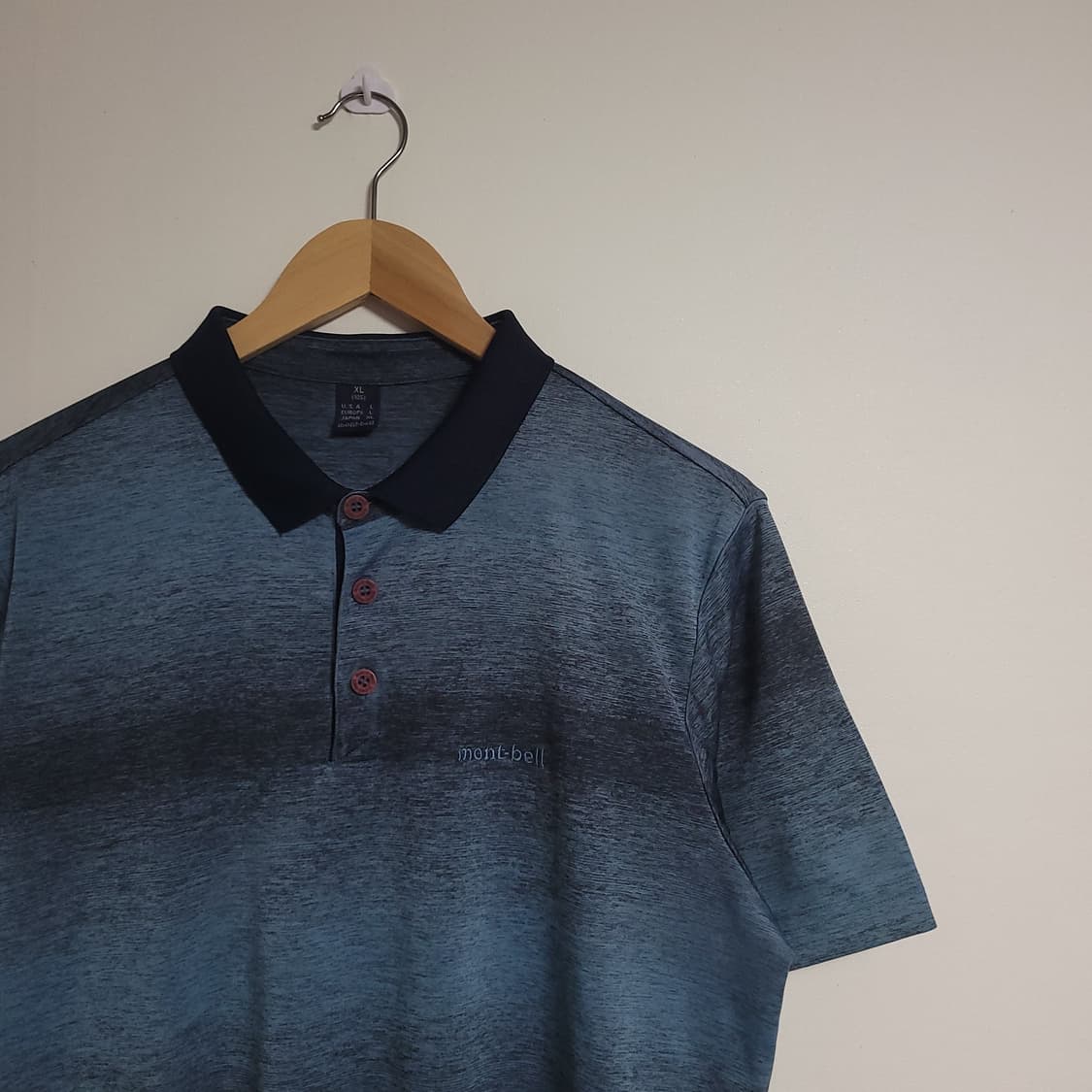 (XL) montbell 몽벨 기능성 반팔 카라티 상품이미지2