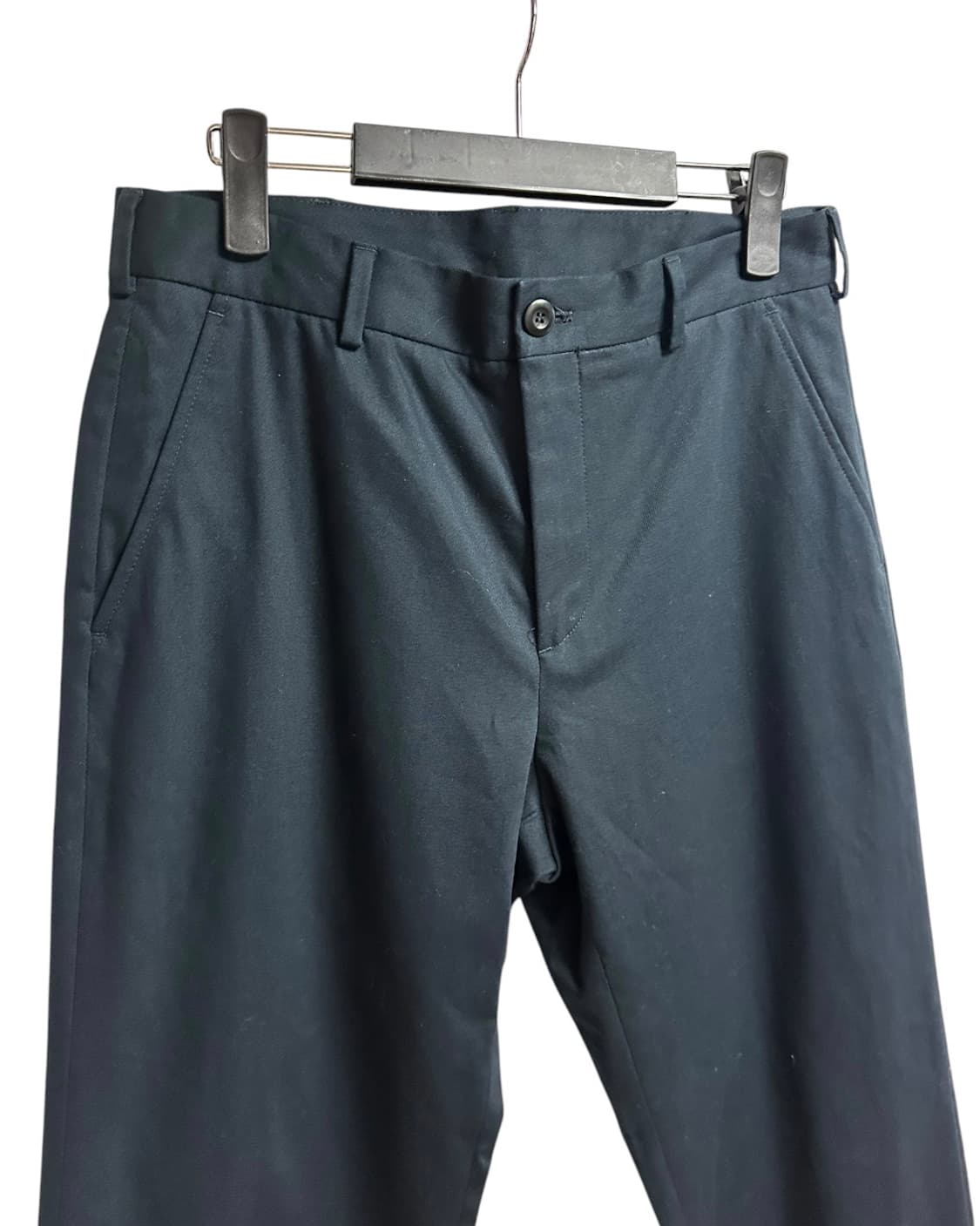 자라(ZARA) 레귤러핏 네이비 코튼팬츠 30 새상품 상품이미지2