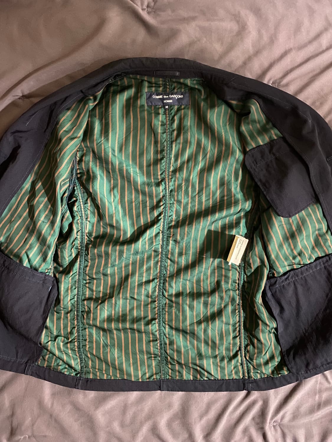 꼼데가르송 옴므 퍼커링 자켓 M 상품이미지2