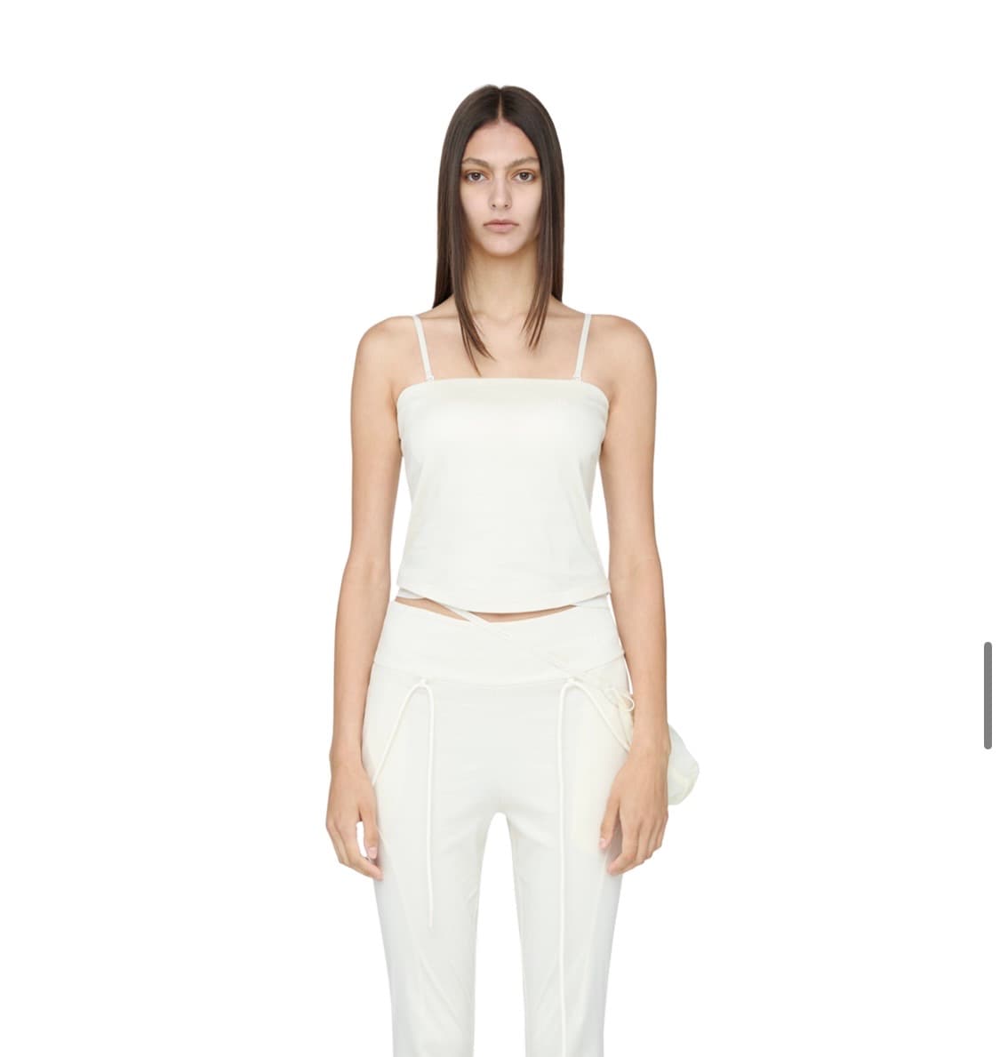 오호스 캐미솔 (크림+블랙) 상품이미지1