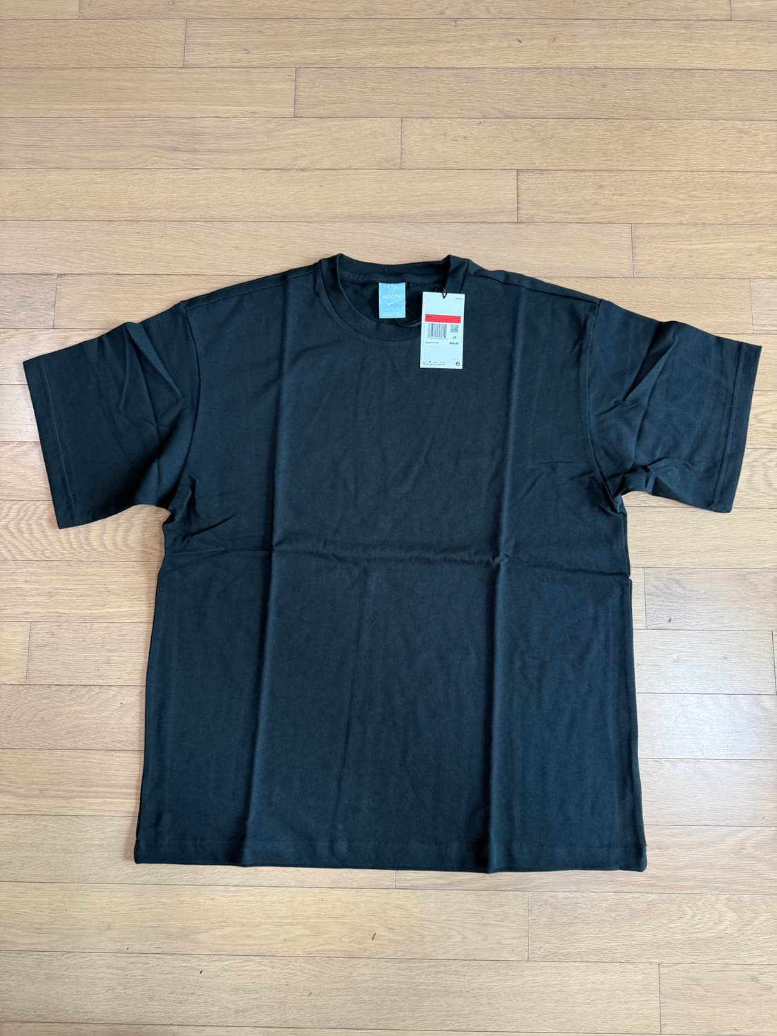 [L] 나이키 x NOCTA 녹타 블랭크 무지 반팔 티셔츠 블랙 드레이크 상품이미지1