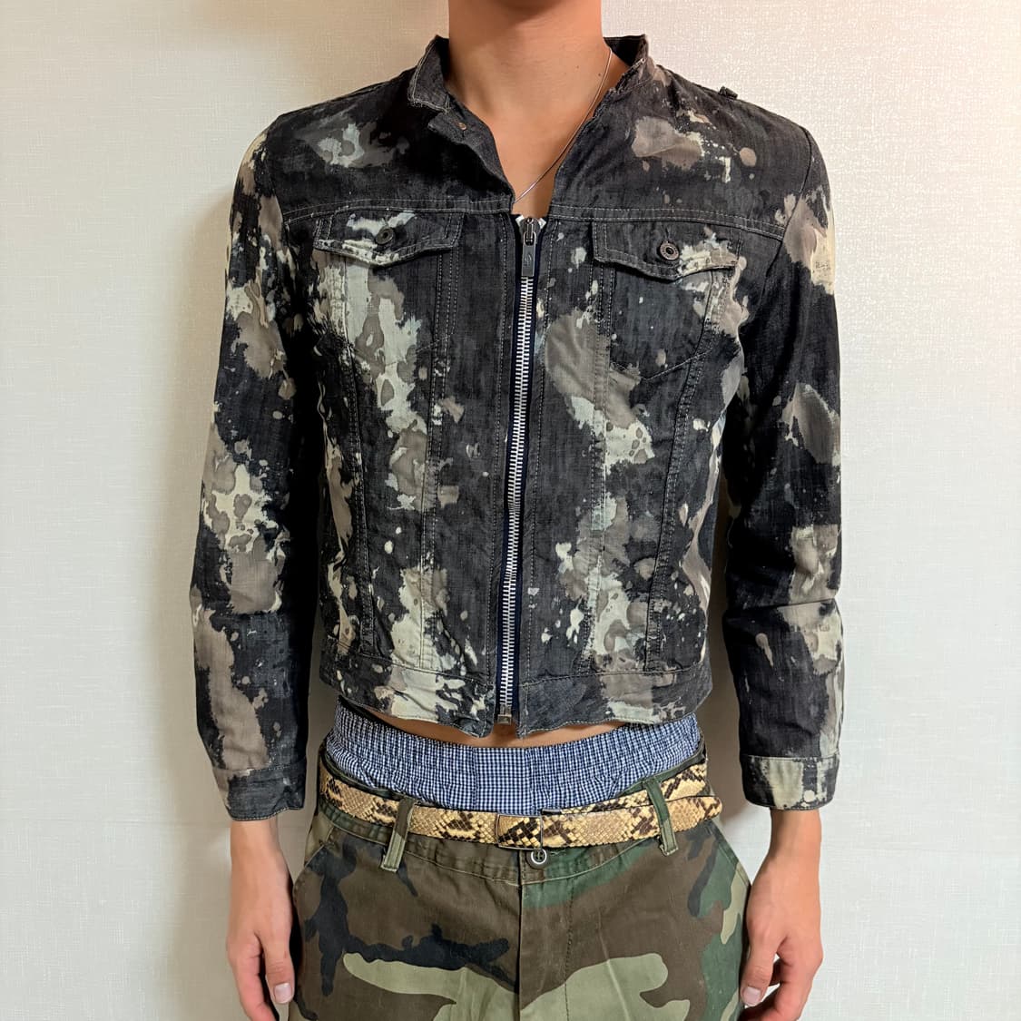 Diesel paint drip jacket 상품이미지5