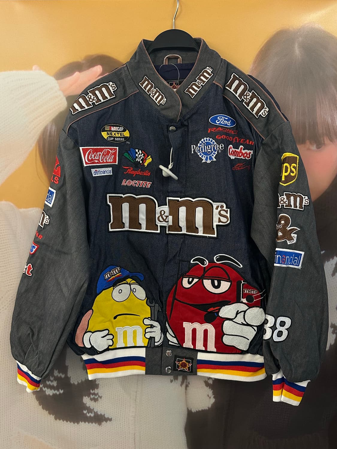 VINTAGE m&m 차콜레이싱자켓 상품이미지1
