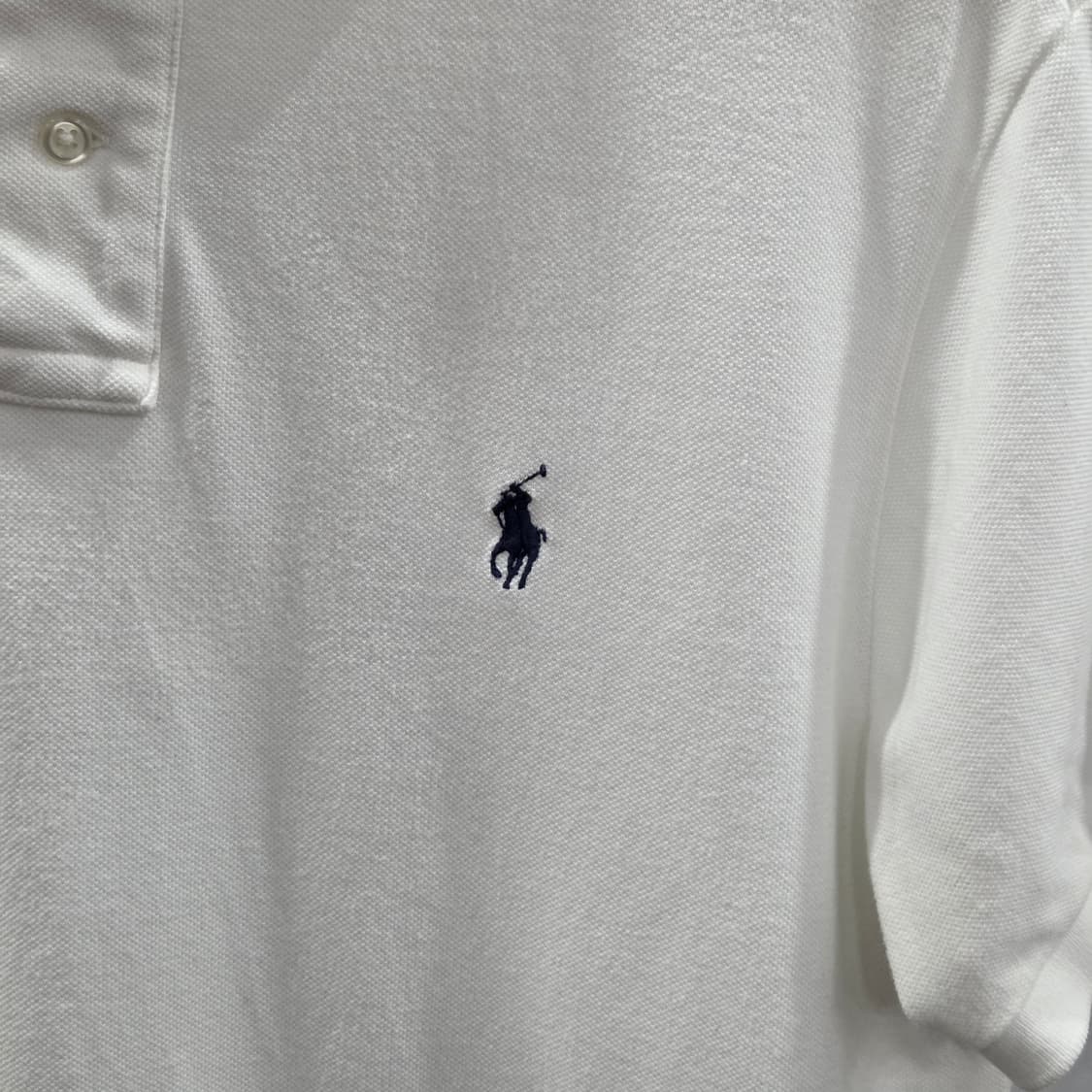 폴로랄프로렌 피케 카라티 화이트 M 상품이미지2