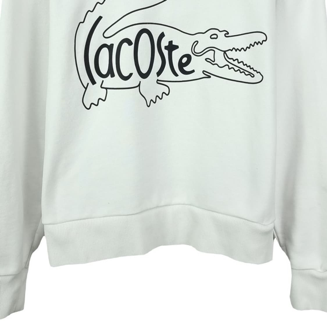 [라코스테] 빅로고 자수 오버핏 맨투맨 M19938 상품이미지5