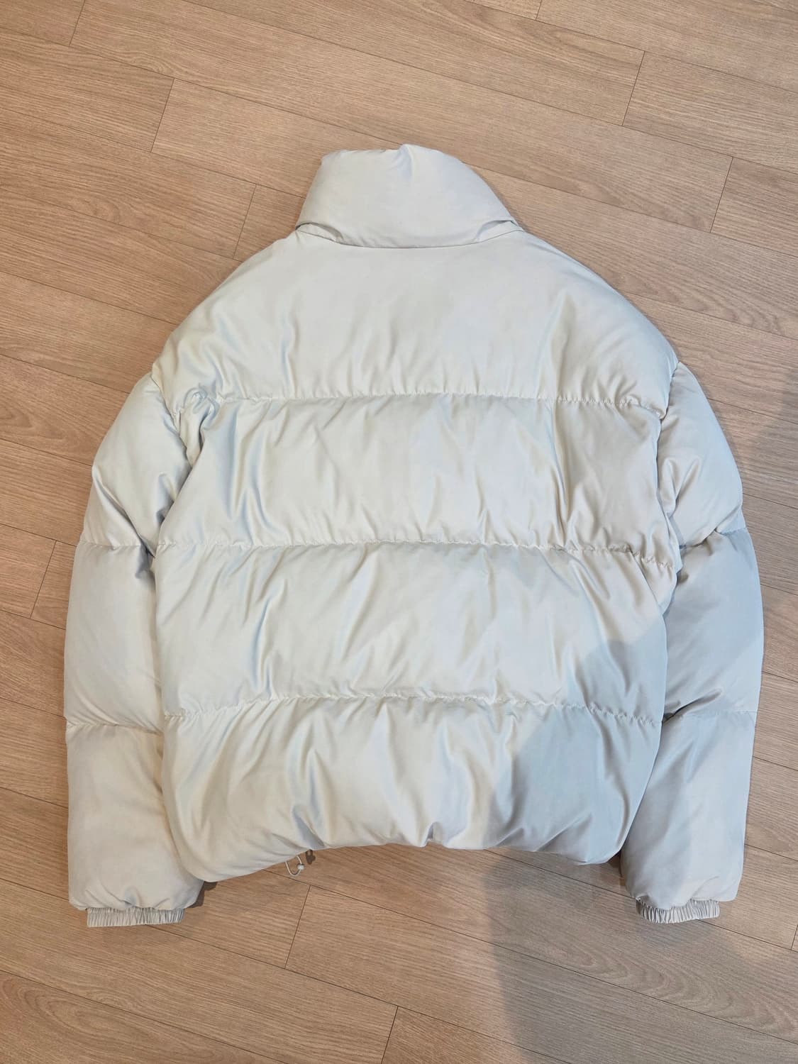 코드그라피 덕다운 숏패딩푸퍼 라이트베이지 xl 상품이미지2