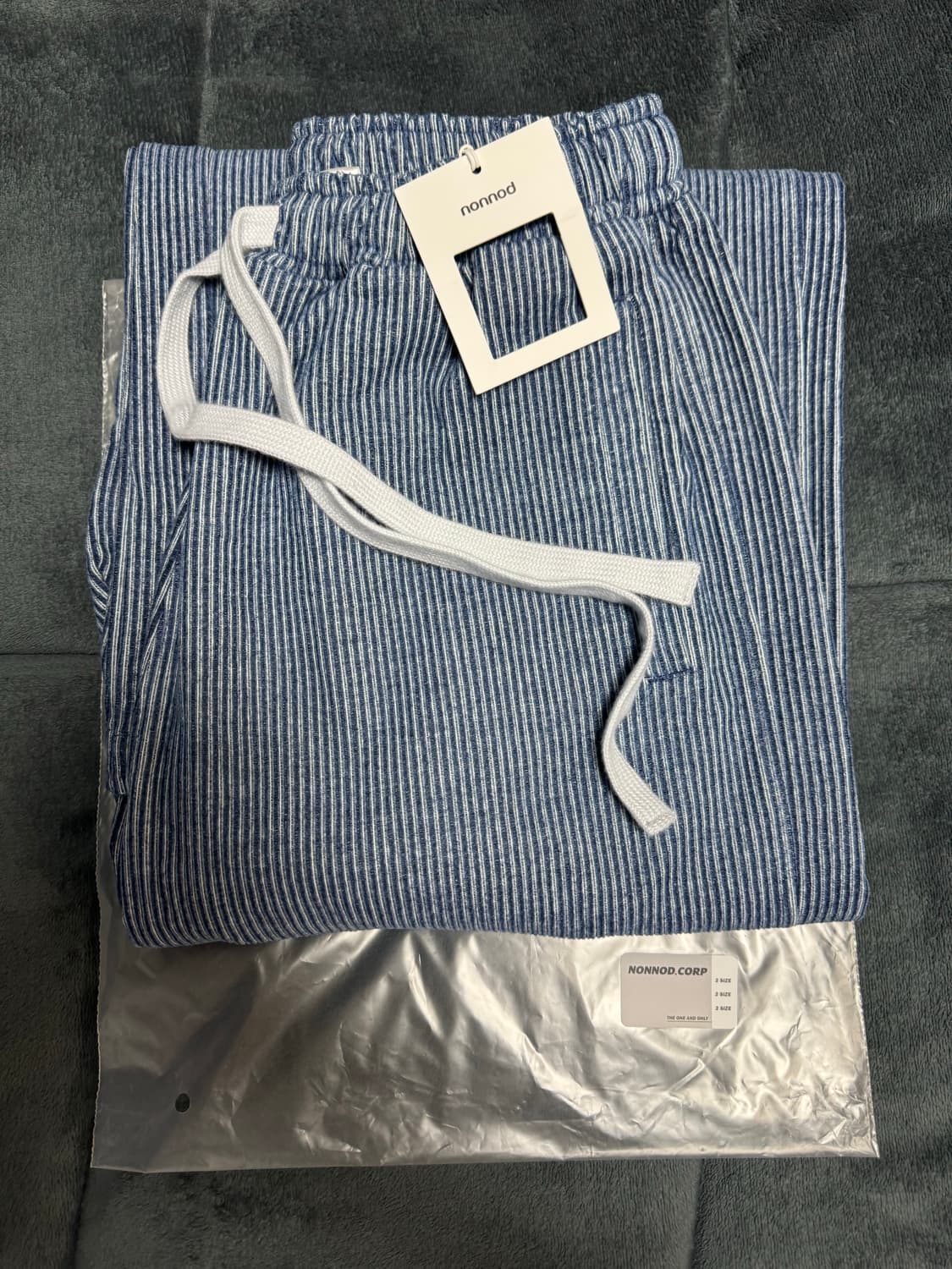 [2] 논노드 파자마 팬츠 데님 블루 상품이미지2