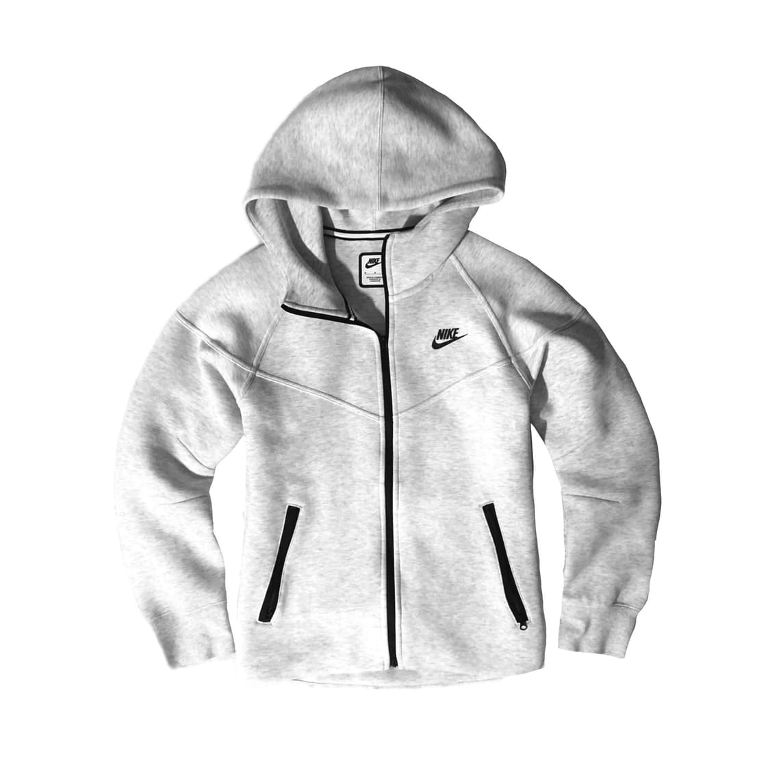 나이키 화이트 멜란지 테크팩 후드집업 상품이미지1