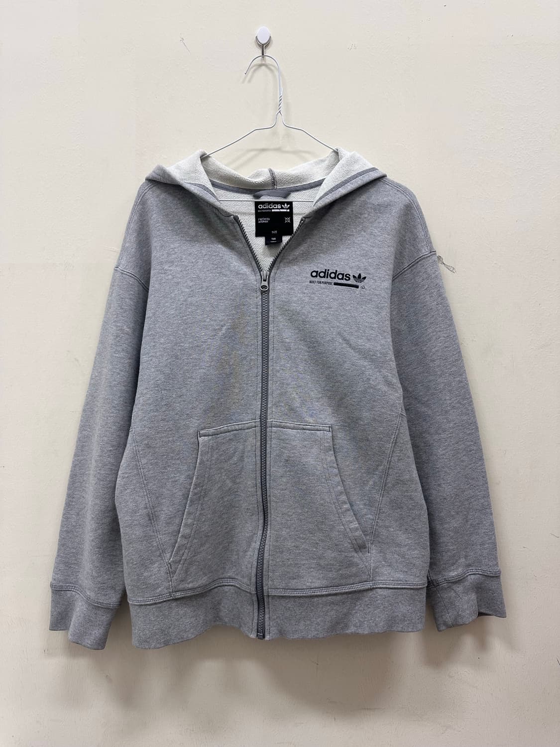 아디다스 그레이 후드집업 상품이미지4