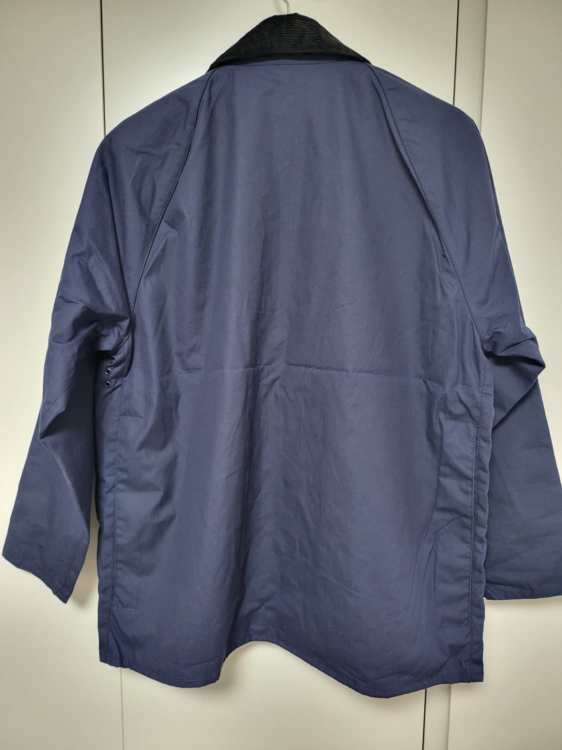 바버 X 메종키츠네 뷰포트 왁스 자켓 인디고(새상품)바버 X 메종키츠네  상품이미지4