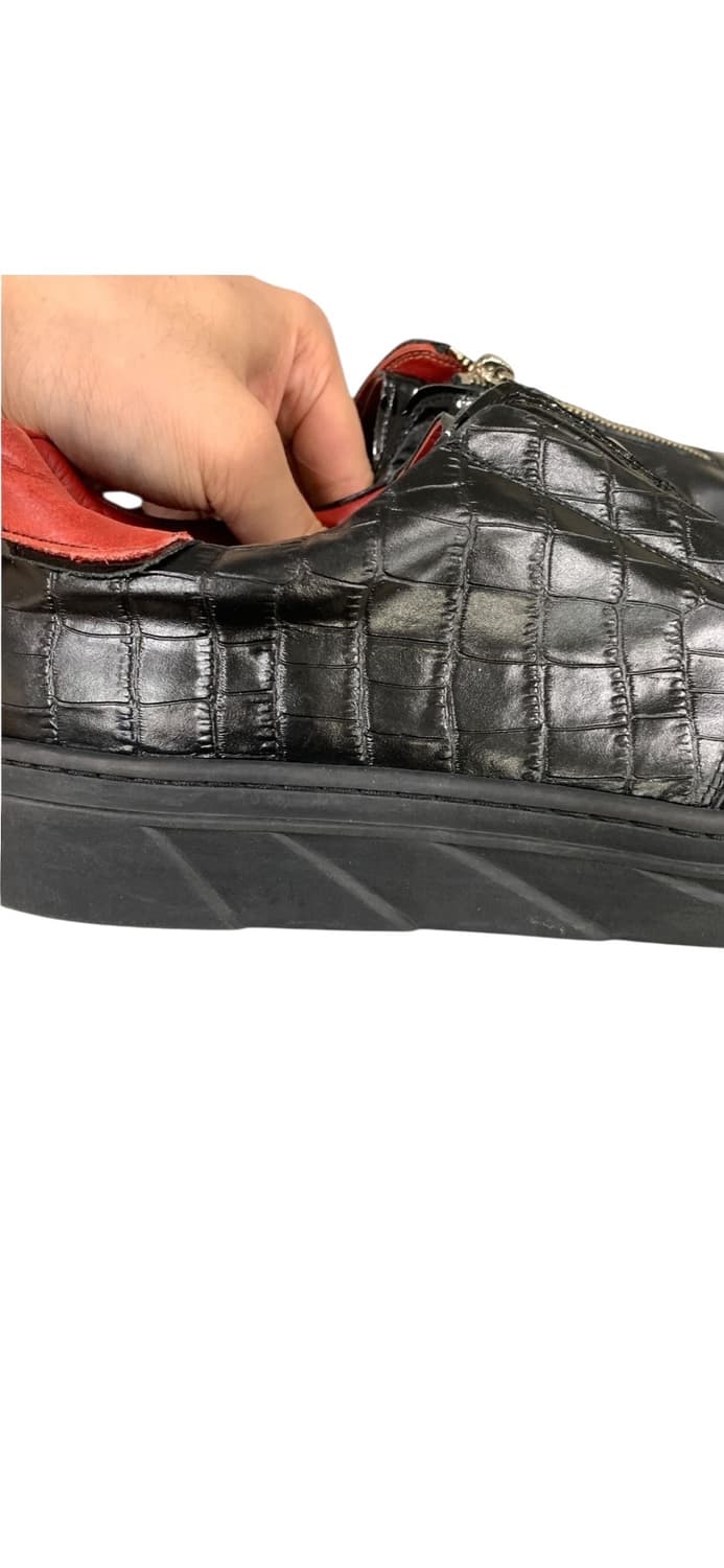 와이스니커즈 레더 지퍼 로퍼 블랙 US10(280) (Gr-2963) 상품이미지10