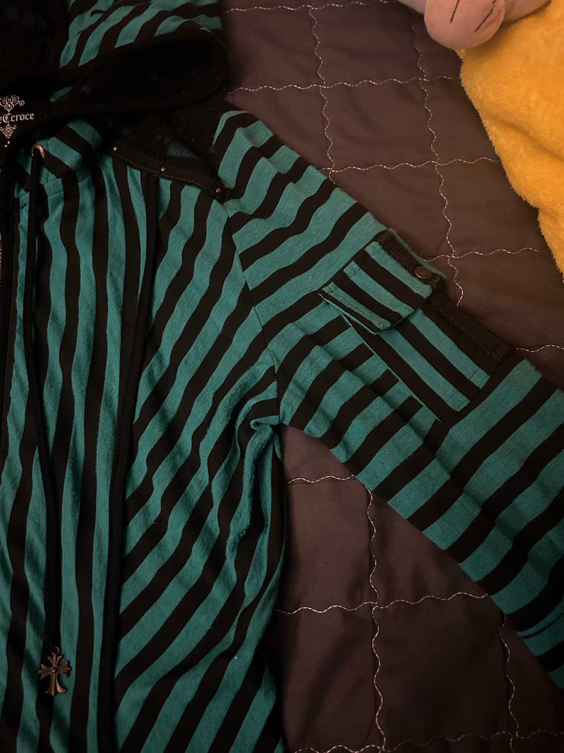 Ozzcroce 오즈온 스트라이프 후드집업 원피스 상품이미지4