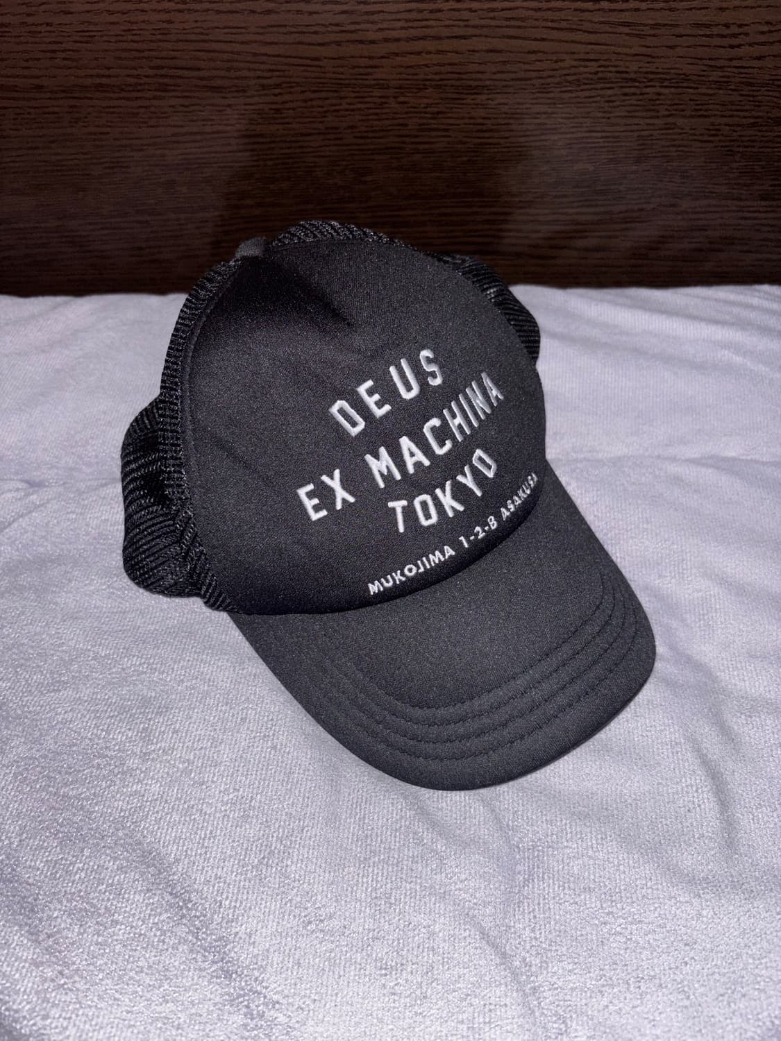 데우스 엑스 마키나 도쿄 아사쿠사 어드레스 트러커 캡 블랙 상품이미지2