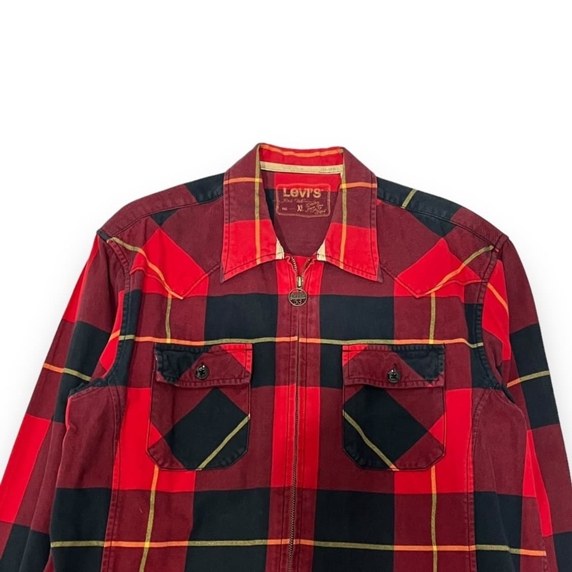 리바이스 빅체크 집업 셔츠 상품이미지2