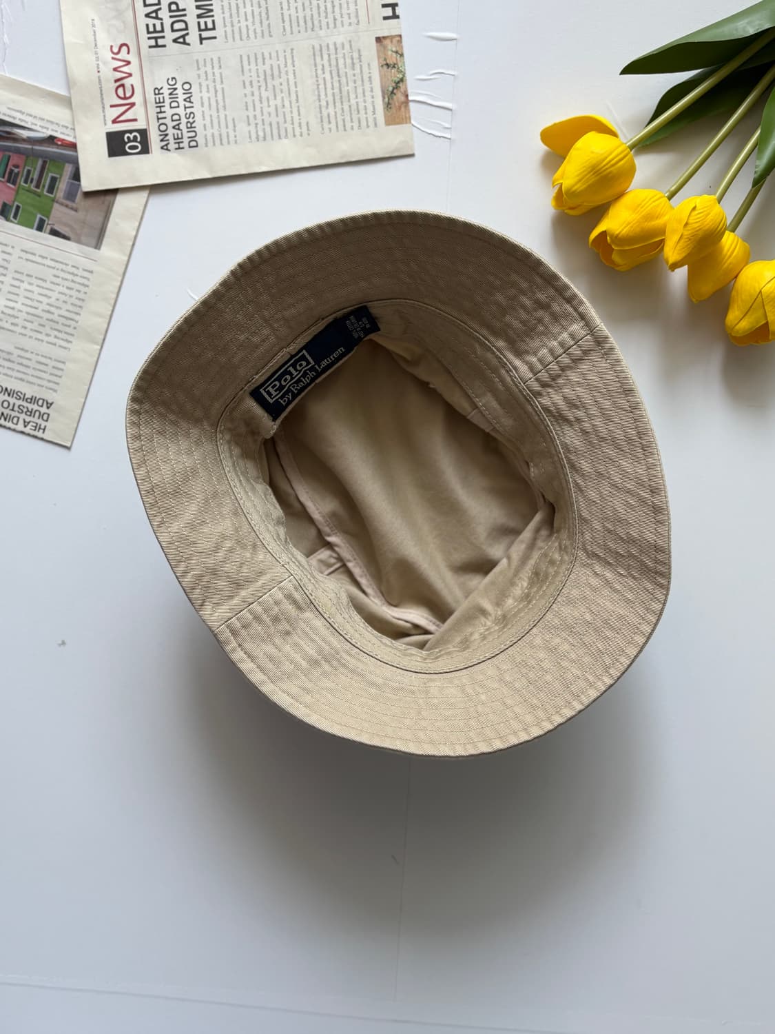 Polo 폴로랄프로렌 코튼 치노 버킷햇  상품이미지5