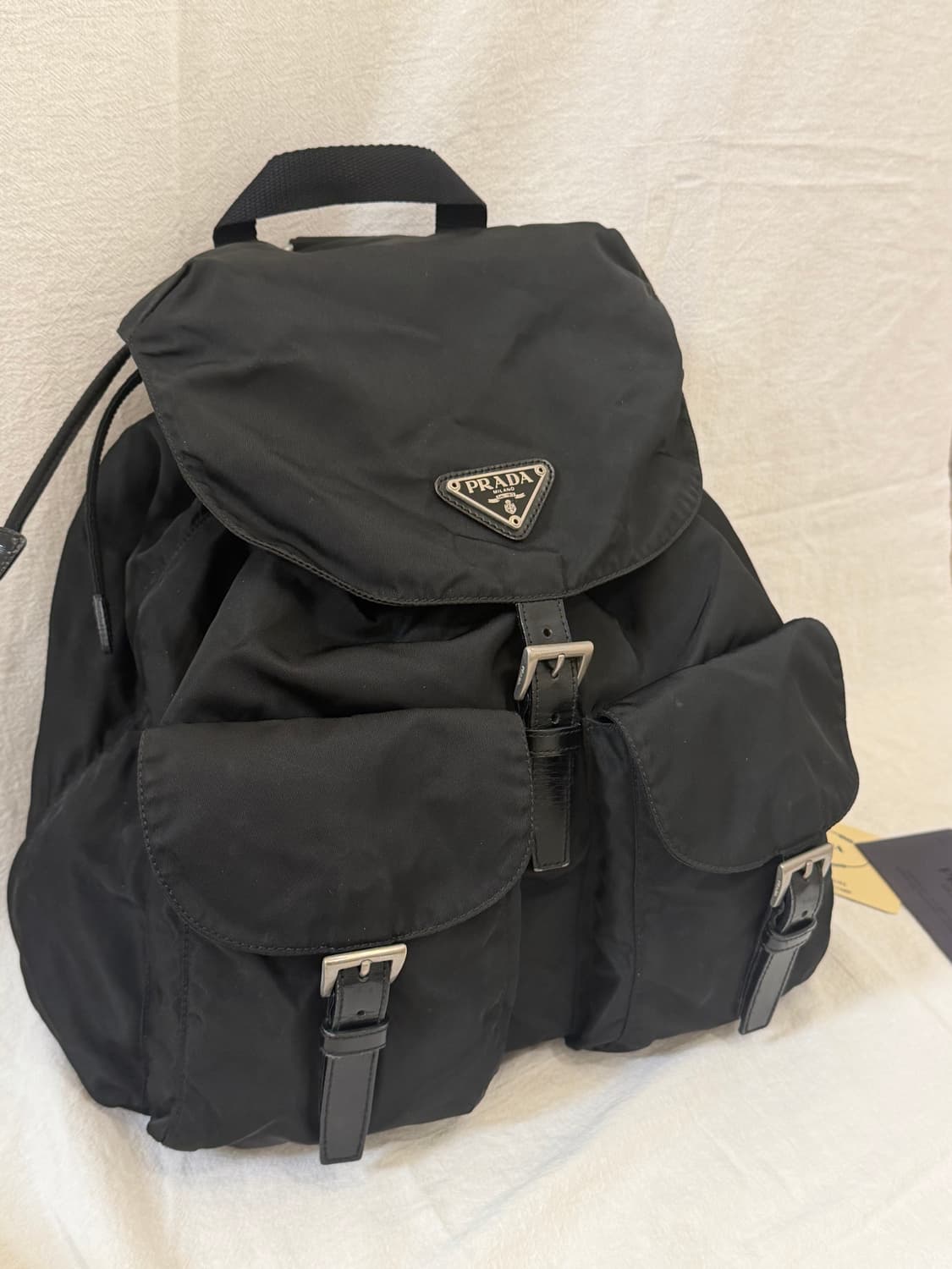 정품 프라다 포코노 나일론 백팩 블랙 미디움 상품이미지10